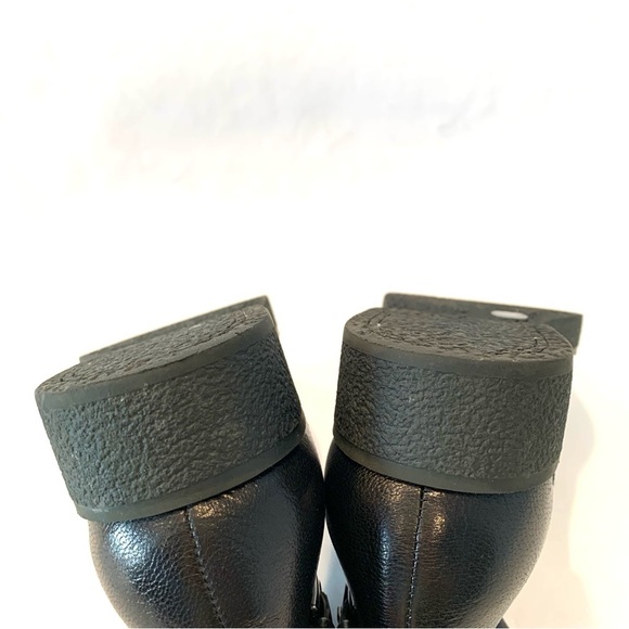 Evolve By Easy Spirit Black Genuine Leather Ankle Boots - Picture 9 of 11